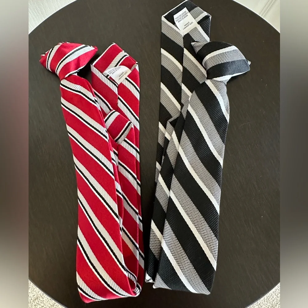 2 Boys Clip-on Ties - Formal ties